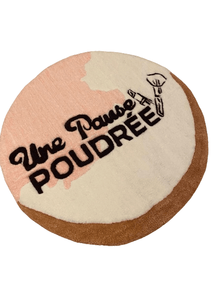 Tapis avec logo personnalisé fait en France par des artisans