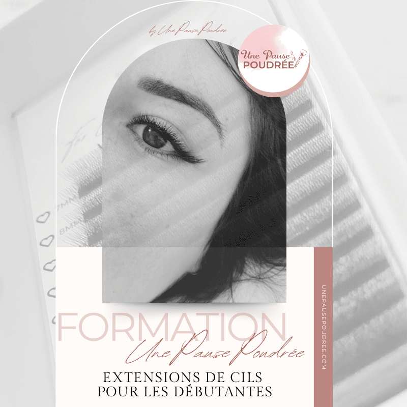 Formation extensions de cils débutante présentiel