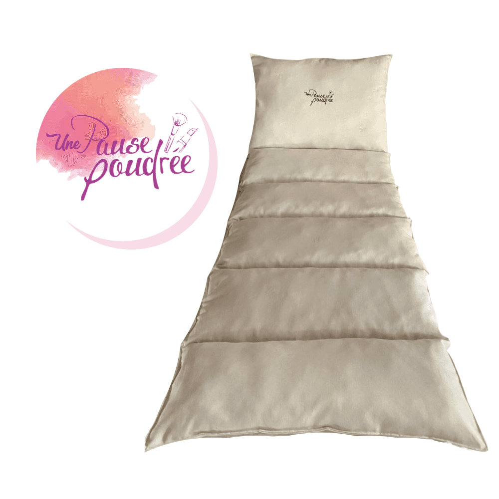Sur-matelas pour table de massage avec logo personnalisable