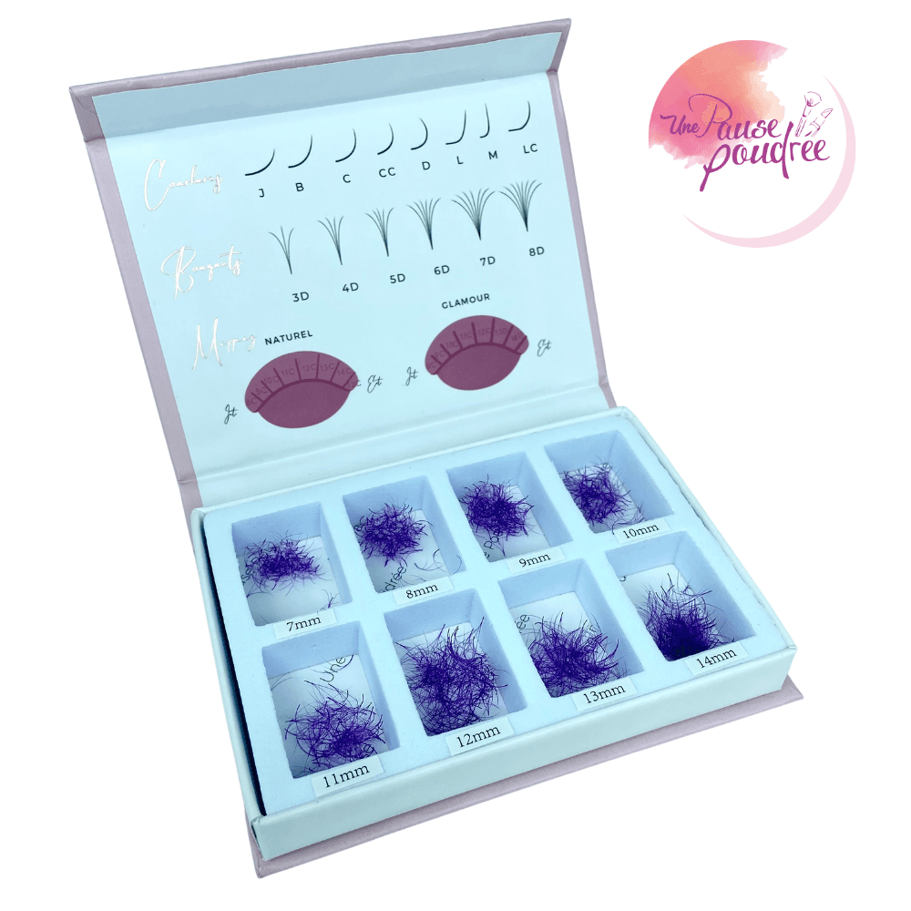 Vracs couleur rose ou mauve 3D 0.07 cc préfaits, bouquets en vrac 7-14 mixt